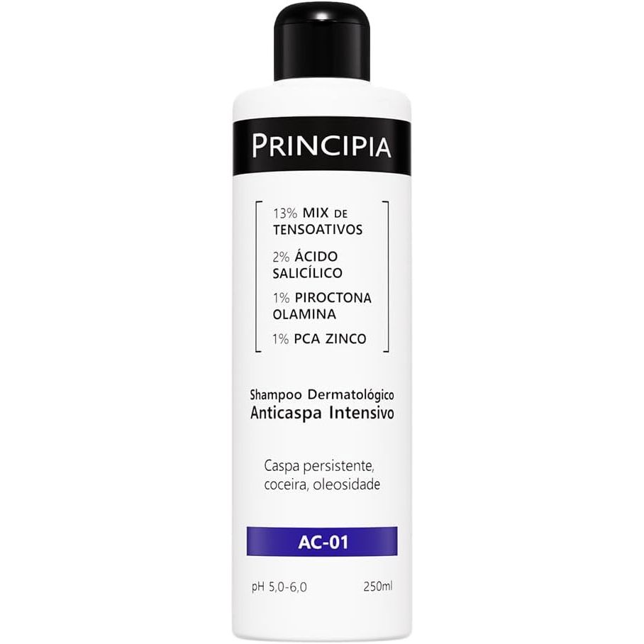 Shampoo Dermatológico Anticaspa Intensivo AC-01 Principia 250ml em Oferta na Shopee