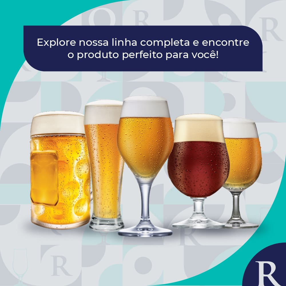 Copo de Vidro Rótulo Frases Hof Munsterland 280ml - Ruvolo