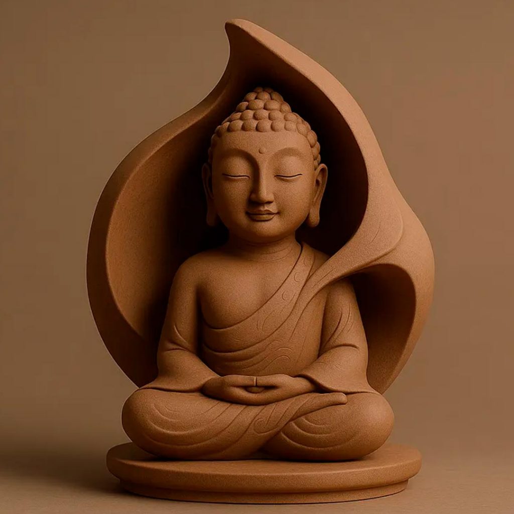 Imagem Estátua Buda para Meditação - PRONTA ENTREGA