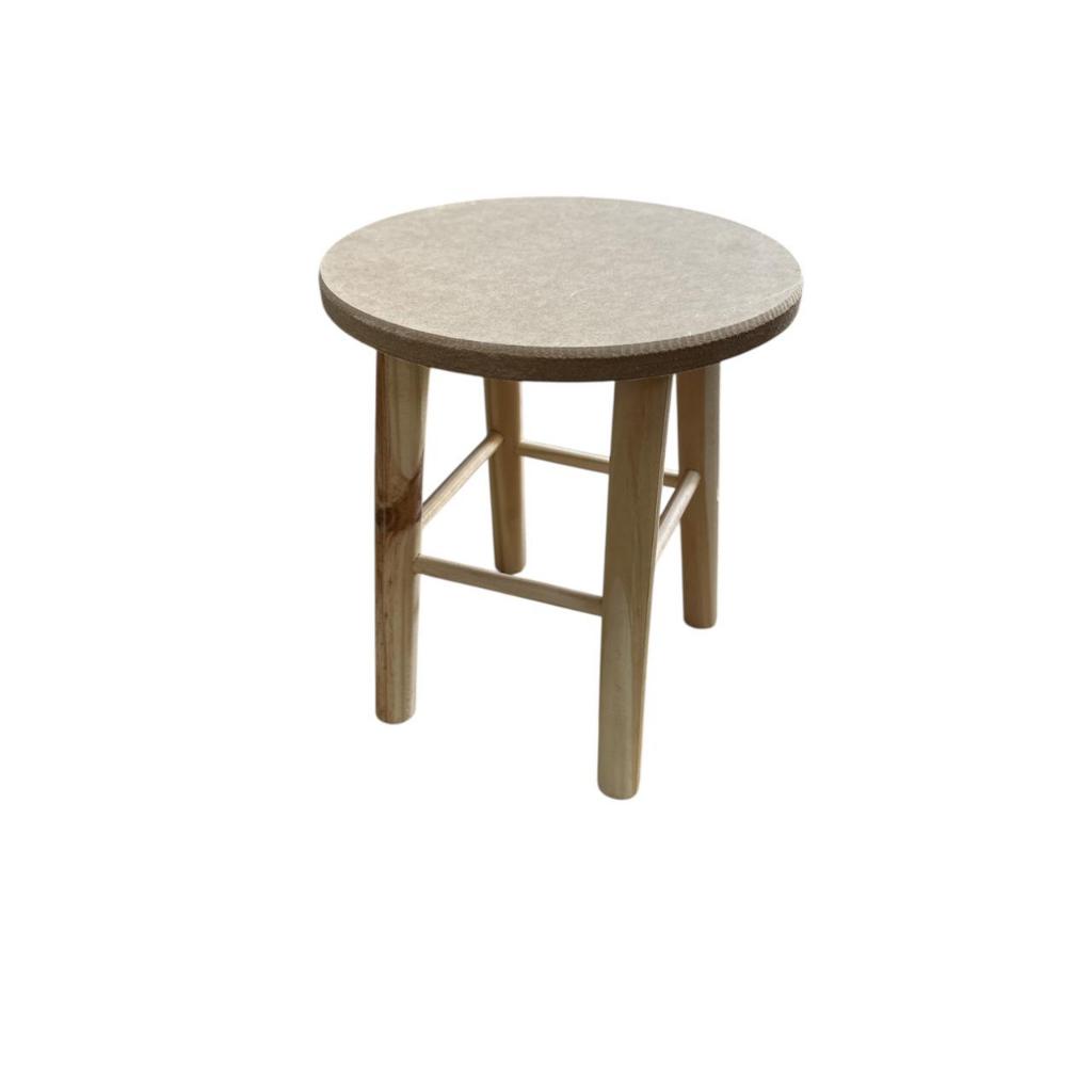 Banquinho Mesa Madeira Festa Criança Decorativo Grande Banqueta 25cm Altura em Oferta na Shopee