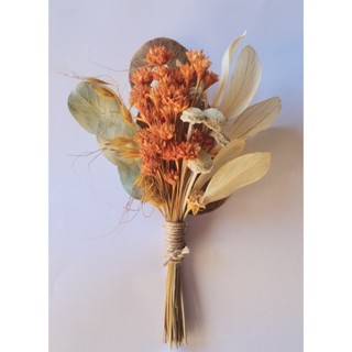 Mini buquê 1 espeta nariz laranja arranjo flores secas desidratada lembrancinha enfeite bolo  lavabo em Oferta na Shopee