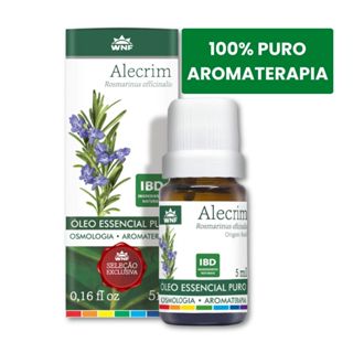 Óleo Essencial de Alecrim 100% Puro WNF - Aromaterapia 5ml em Oferta na Shopee