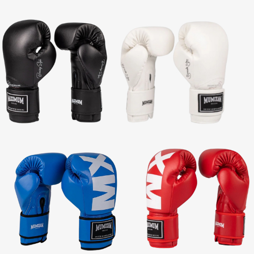 Luvas de Boxe Maximum – Preta, Branca, Azul e Vermelha | Treino e Luta 12OZ 14OZ MUAY THAI