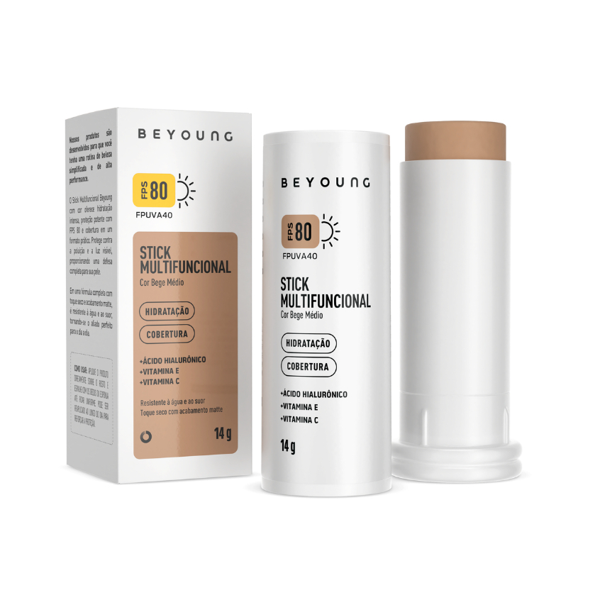 Beyoung Stick Multifuncional Com Cor FPS 80 14g