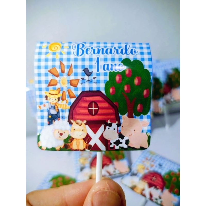 kit10/20/30/50 Pirulitos Personalizado para Aniversário QUALQUER TEMA - PROMOÇÃO Lembrancinha de Aniversário
