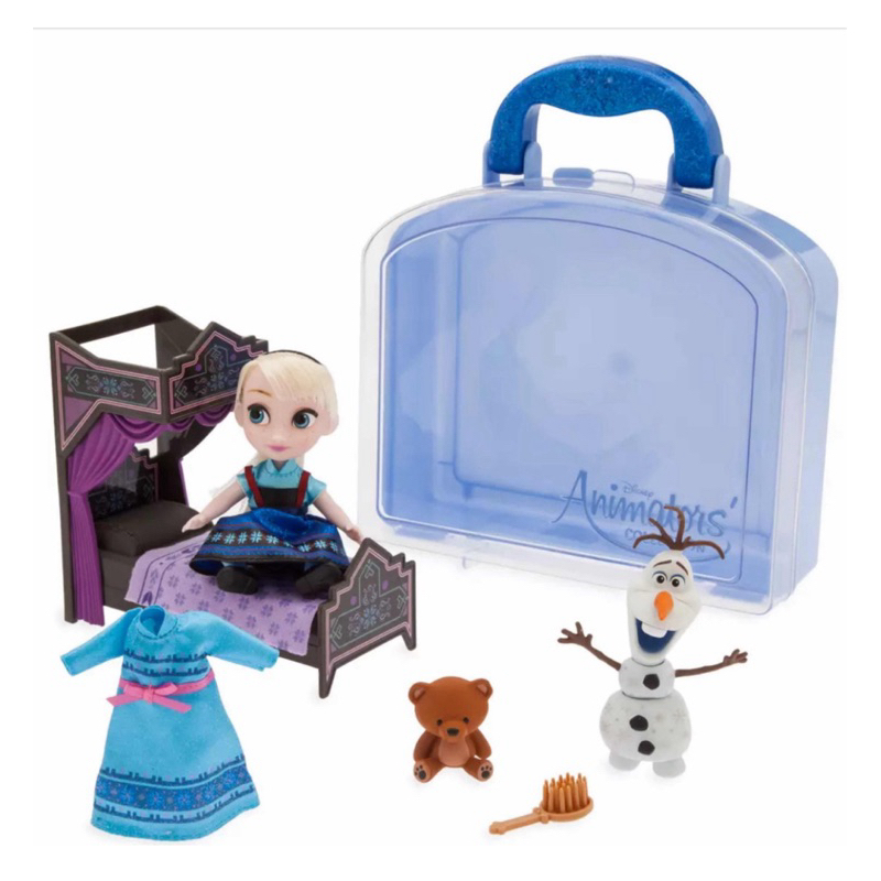 Miniaturas da Boneca Mini Animators Elsa (Frozen) original Disney Store