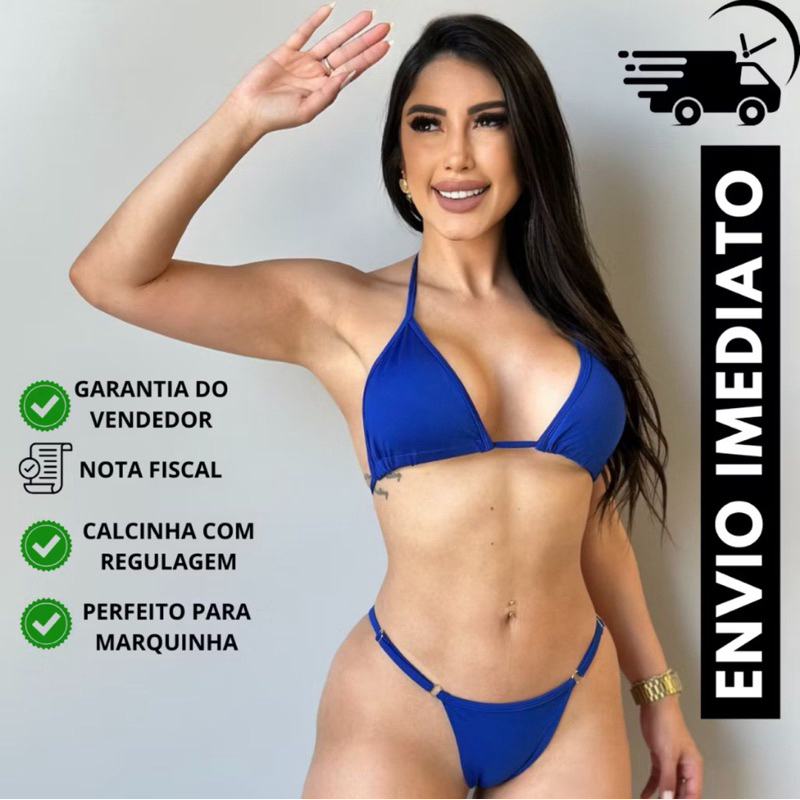 Biquini de Fita Marquinha com Regulagem Envio Imediato