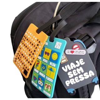 Etiqueta identificadora para malas e mochila | KIT Etiqueta e Rastreador Para IOS de bagagem em Oferta na Shopee