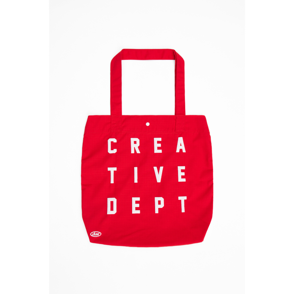 Tote Bag Creative Dept Vermelha Dust Company 100% Nylon Ripstop Streetwear Estampada
