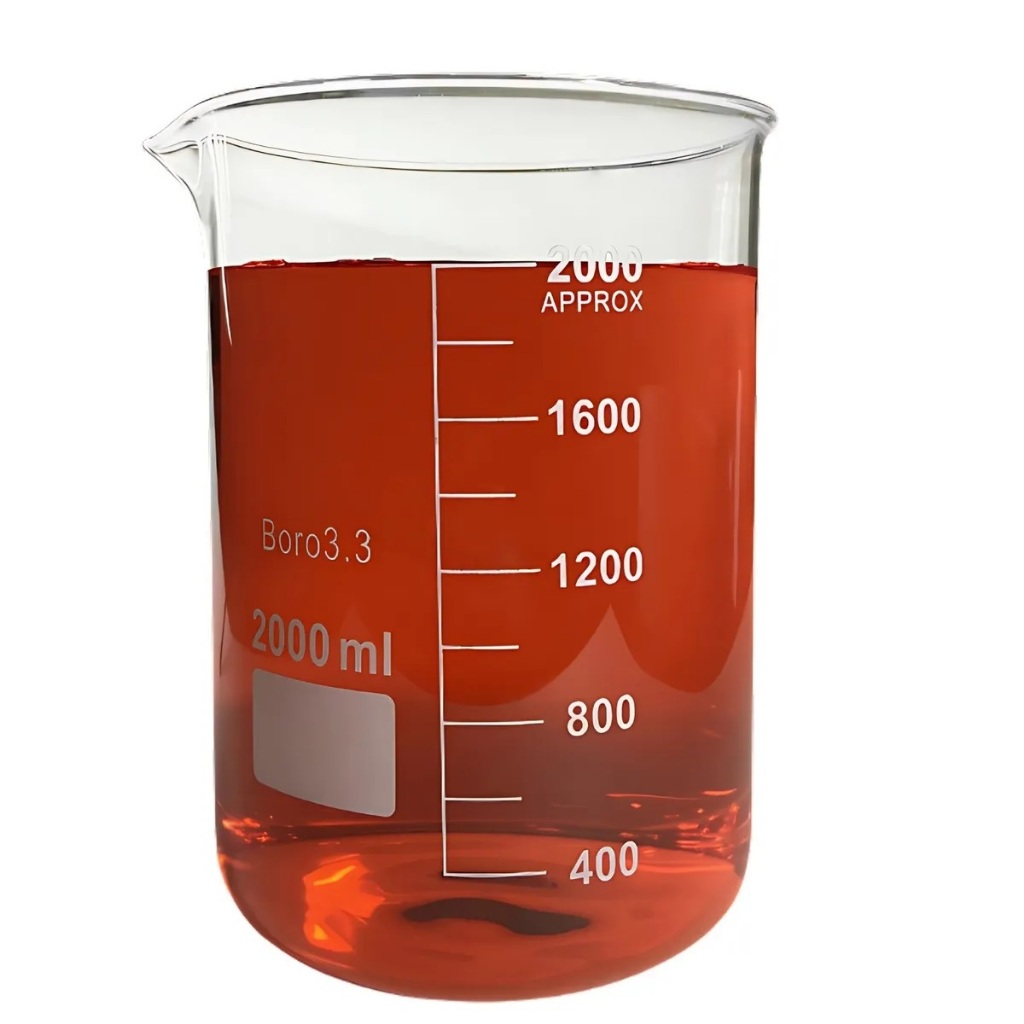 BECKER DE VIDRO GRADUADO 2000ML - FORMA BAIXA