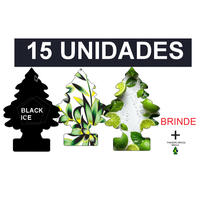 Kit 15 unidades - Cheirinho para carro + Brinde em Oferta na Shopee