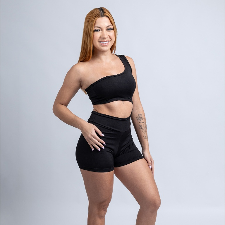 Macaquinho Assimetrico Fitness Academia Treino Zero Transparencia em Oferta na Shopee