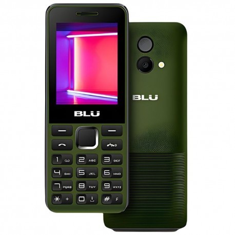 CELULAR BLU TANK II - T196 - 2.4'' - DUAL SIM - VERDE bateria de longa duraçao