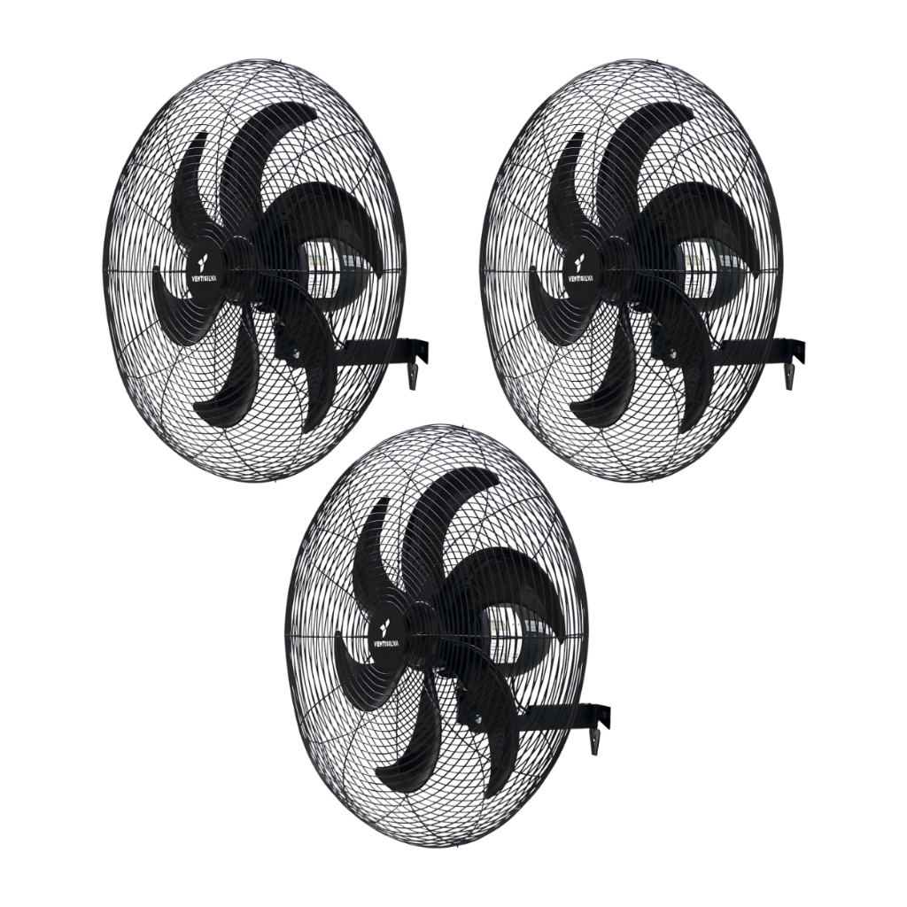 Combo 03 Ventiladores de Parede Ventisilva Bivolt 65cm - VPL