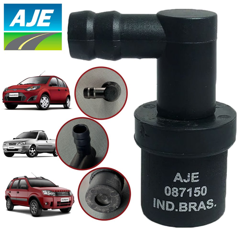 Valvula Anti Chama pcv Ford Ka Fiesta Courier Ecosport Gasolina Original AJE Nacional Novo Com NFe