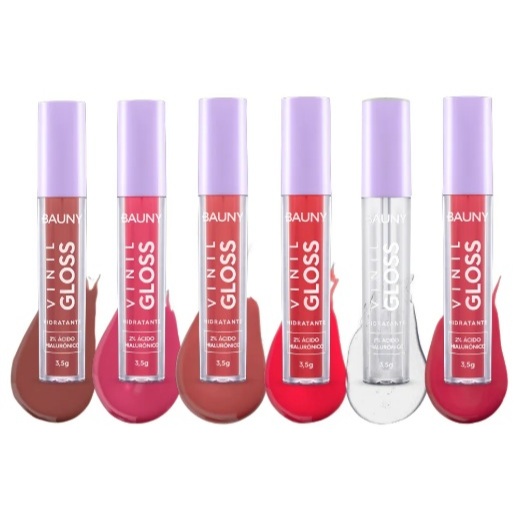 Vinil Gloss  - Gloss Labial 3,5g - Bauny - (5 cores) NOVIDADE! em Oferta na Shopee