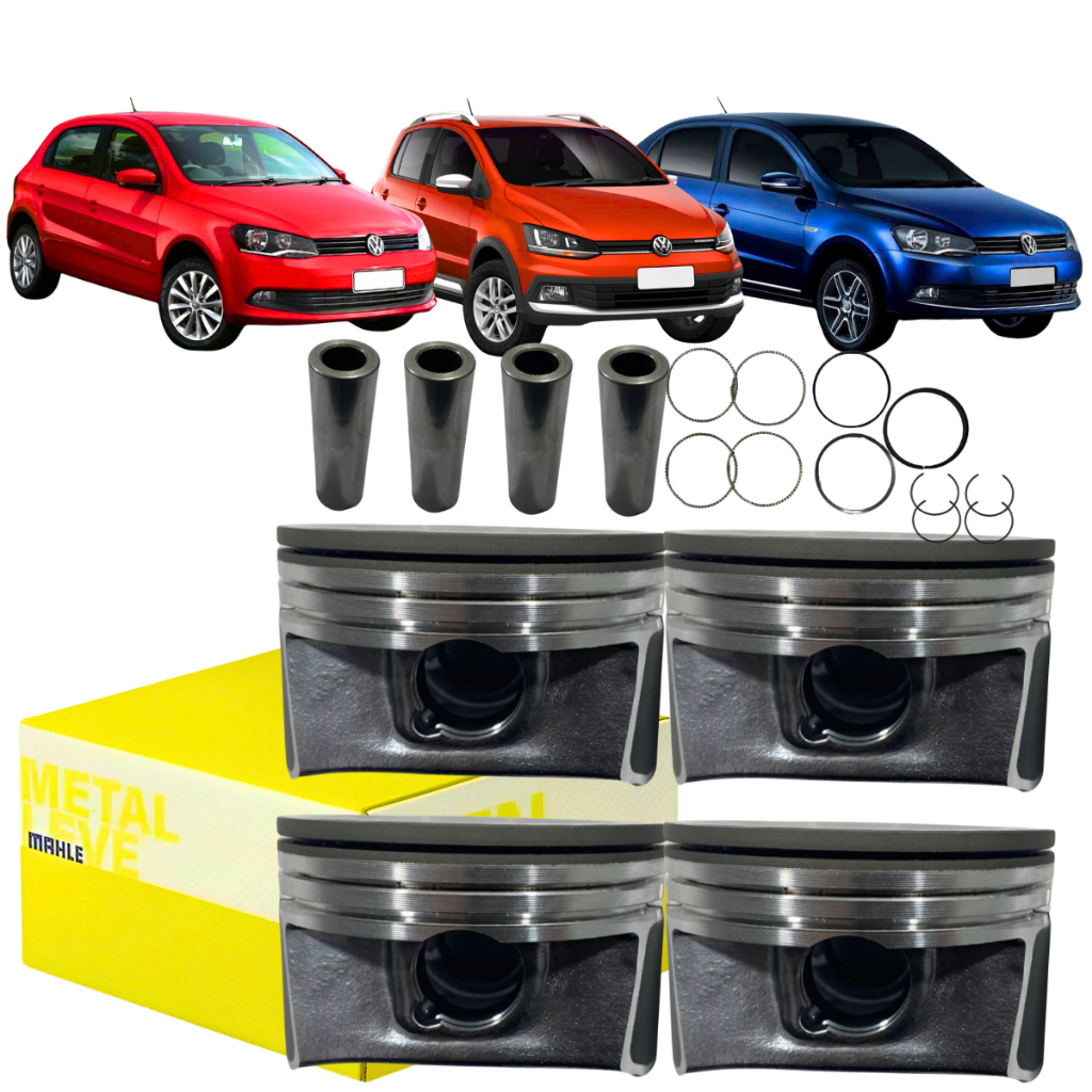 Pistão C/ Anéis Std Vw Fox Gol Voyage 1.0 8v Flex Ea111 Tec 2010