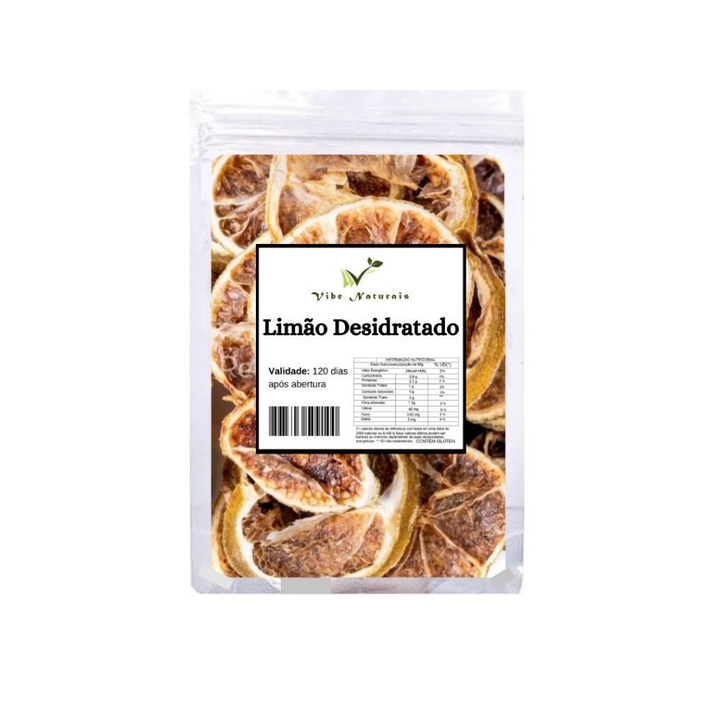 Limão Desidratado - 100% Natural