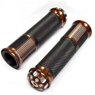 Manopla Moto Alumínio Diamante 868 Bronze guidões de 7/8 (22mm) em Oferta na Shopee