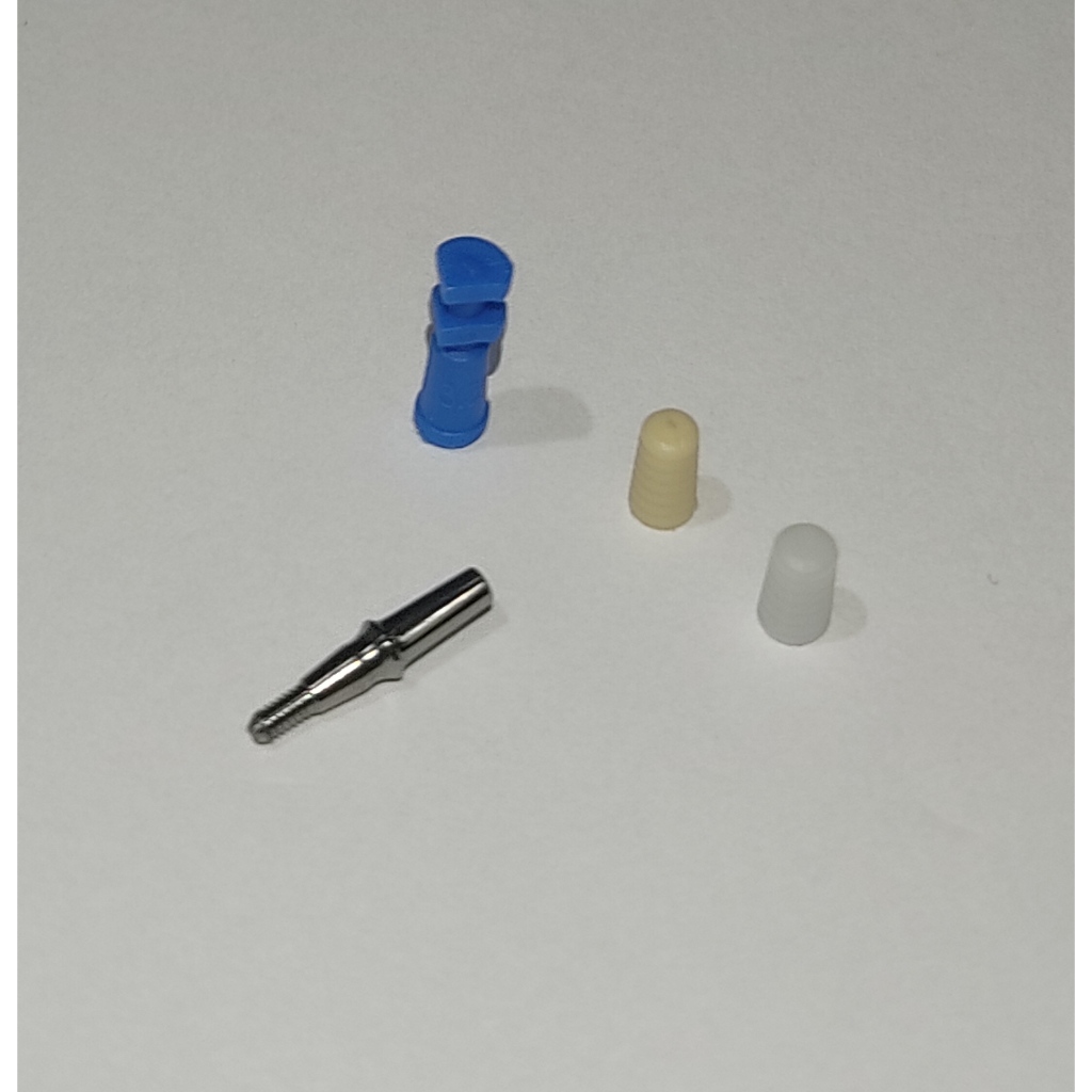 Kit Munhão Cone Morse 11.5 graus + transfer + polímero + Calcinável + análogo (Neodent®, bortoli®) 3.3x6mm