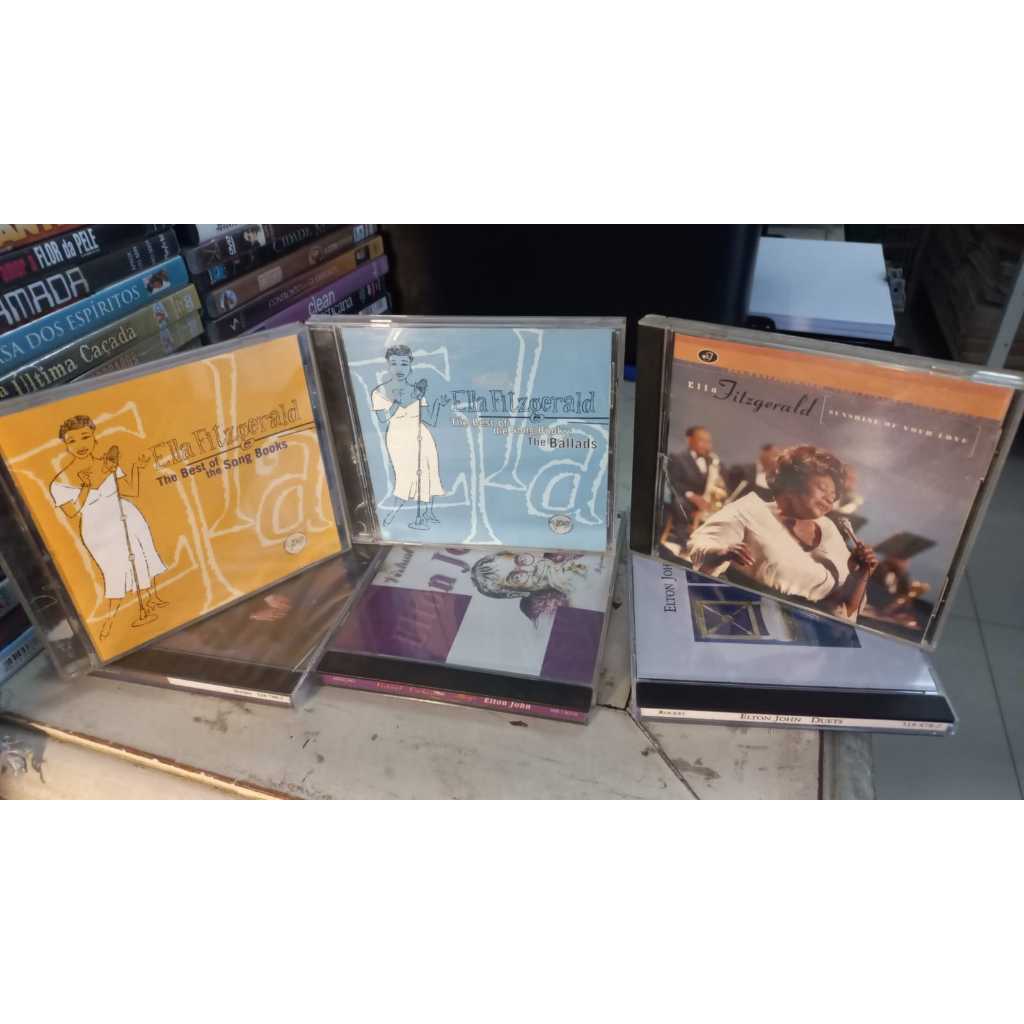 Cds Ella Fitzgerald / The Best Of The Song Books  Sunshine of Your Love  The songs the Ballads RARo IMP Verne -Excelente