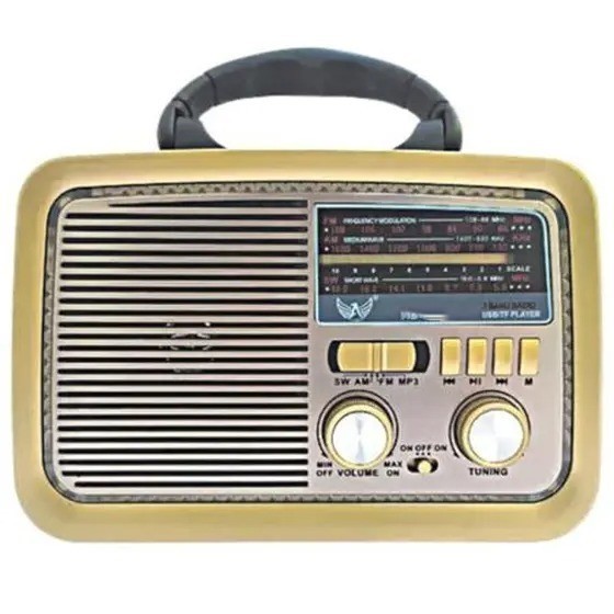 Rádio Retro Vintage AM/FM/Bluetooth  Altomex AD-3088 - Panda em Oferta na Shopee