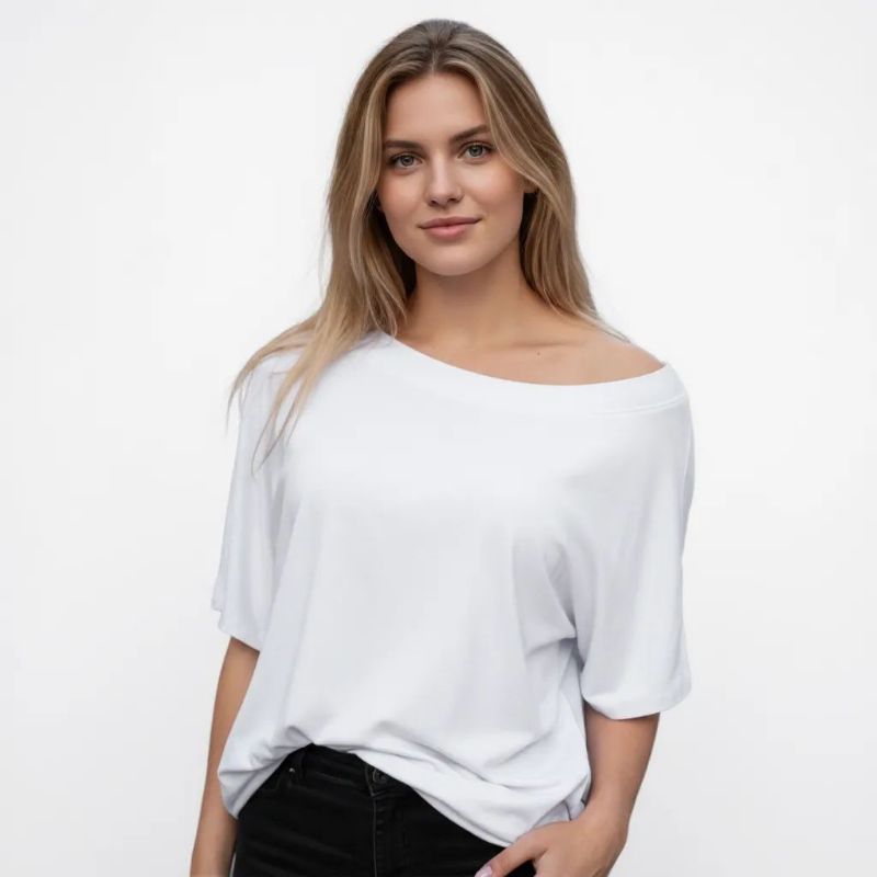 blusa ombro a ombro blusa ciganinha manga curta soltinha confortável   gola CANOA em Oferta na Shopee