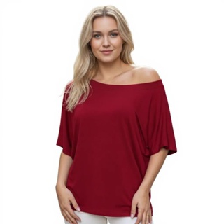 blusa canoa feminina básica ombro a ombro versátil confortável CANOA em Oferta na Shopee