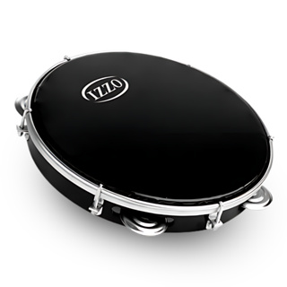 Pandeiro Izzo Leve 10 Polegadas Pele Preta Abs Para Pagode Samba Ideal para profissional iniciantes em Oferta na Shopee