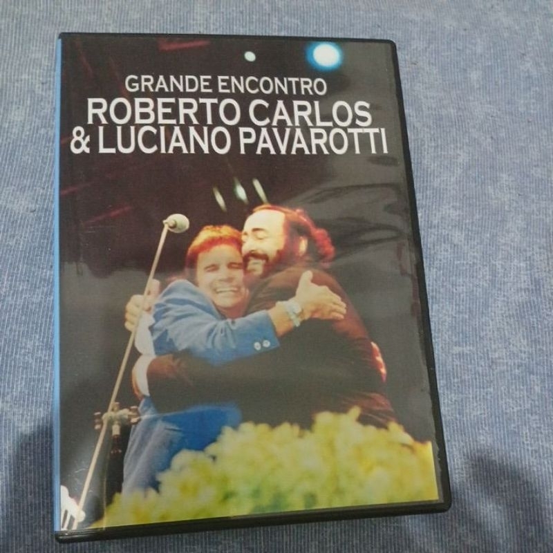 DVD ROBERTO CARLOS E LUCIANO PAVAROTTI - GRANDE ENCONTRO 1998 / EDÇAO VINYL DISC