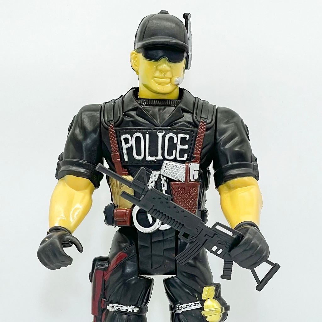 Boneco Polícia de Plástico A37 – Elite Imports | Ref. 212 | 37cm em Oferta na Shopee