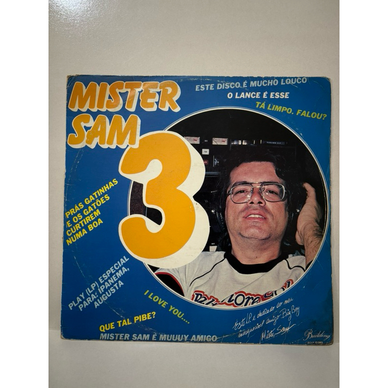 Lp Mister Sam – Volume 3. Veja o vídeo.