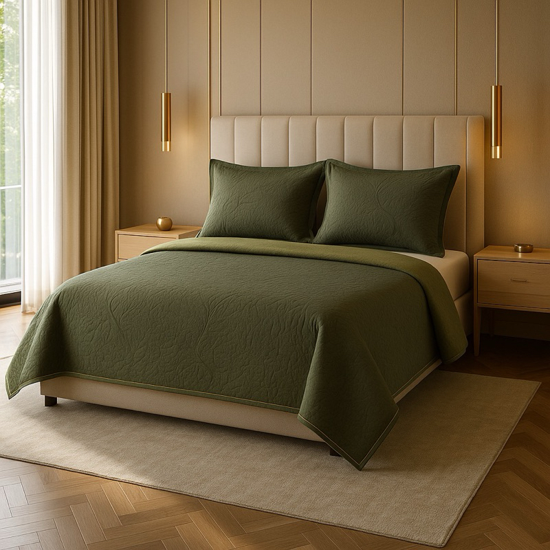 Kit Colcha Cobre Leito Dupla Face 3 peças, Casal Tradicional Box – 2,20m x 2,40m em Oferta na Shopee