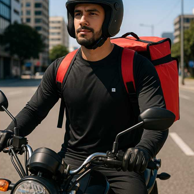 Camisa Térmica  Manga Longa Proteção Uv 50+ Segunda Pele Camiseta Blusa Malha Fria Unissex Academia