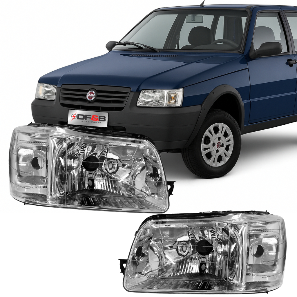 Farol Uno 200 4A 2013 Cromado