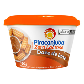Doce De Leite Zero Lactose Piracanjuba Pote 350g em Oferta na Shopee