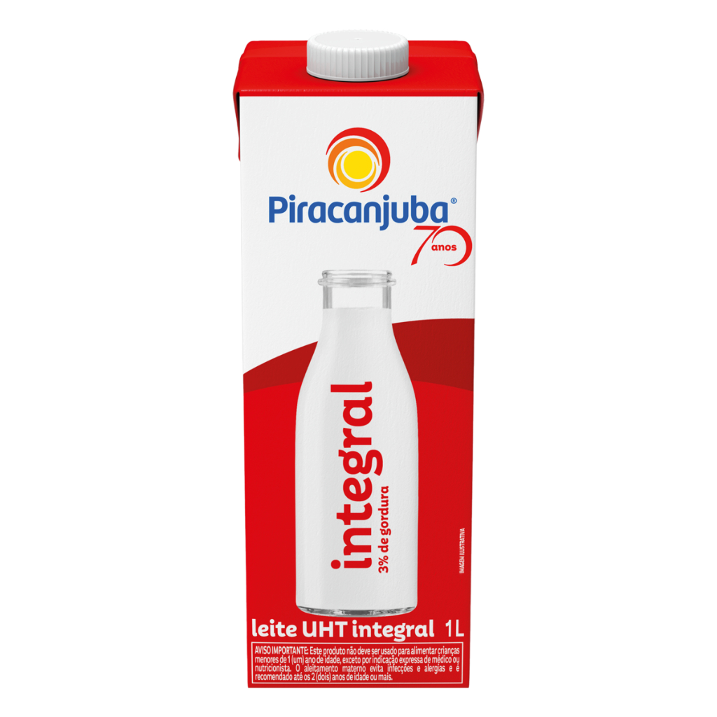 Piracanjuba Leite UHT Integral 1L em Oferta na Shopee