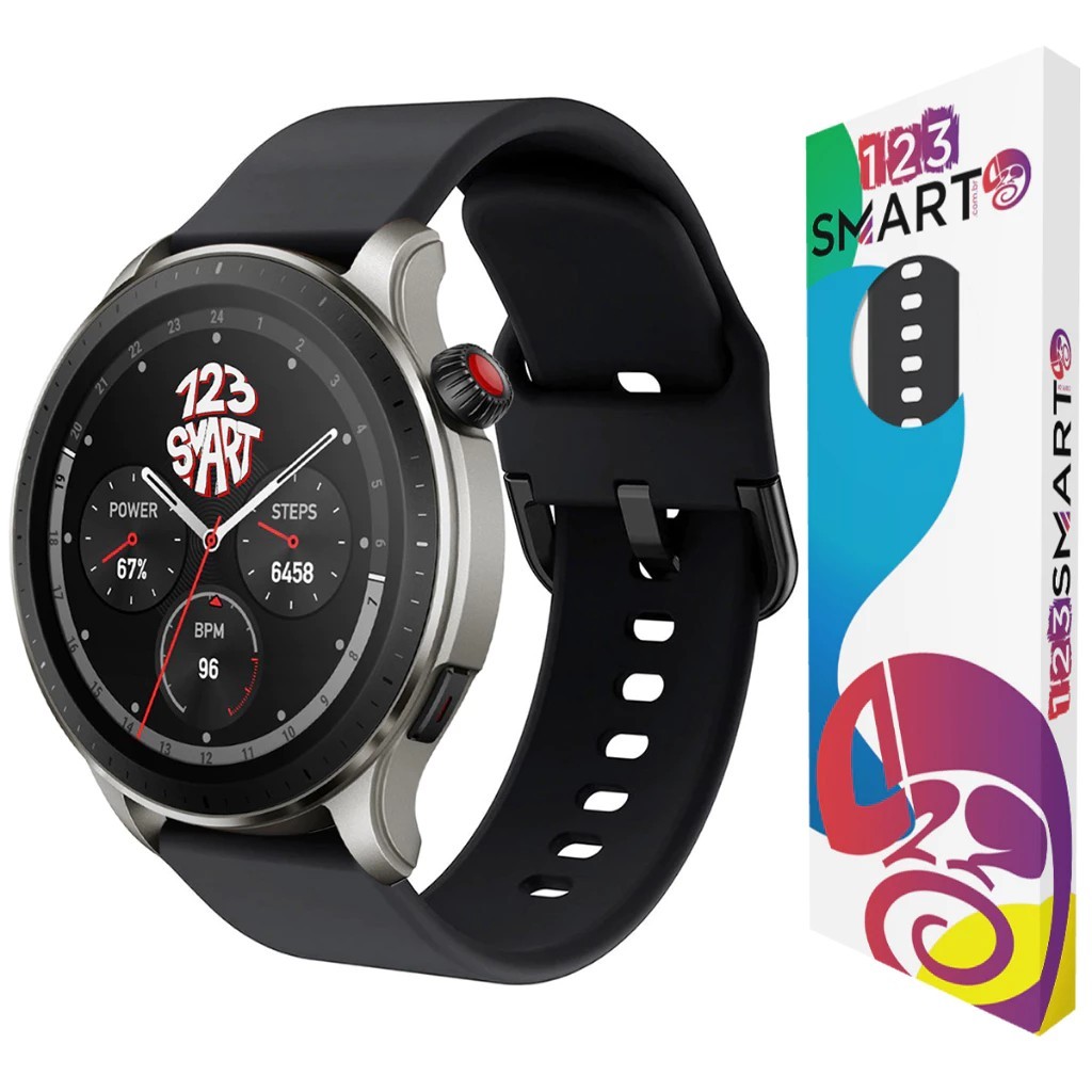 Pulseira de Silicone Fecho Colorido para Amazfit GTR 4 3 2 GTR 47mm Balance Stratos 1 2 3 Cheetah