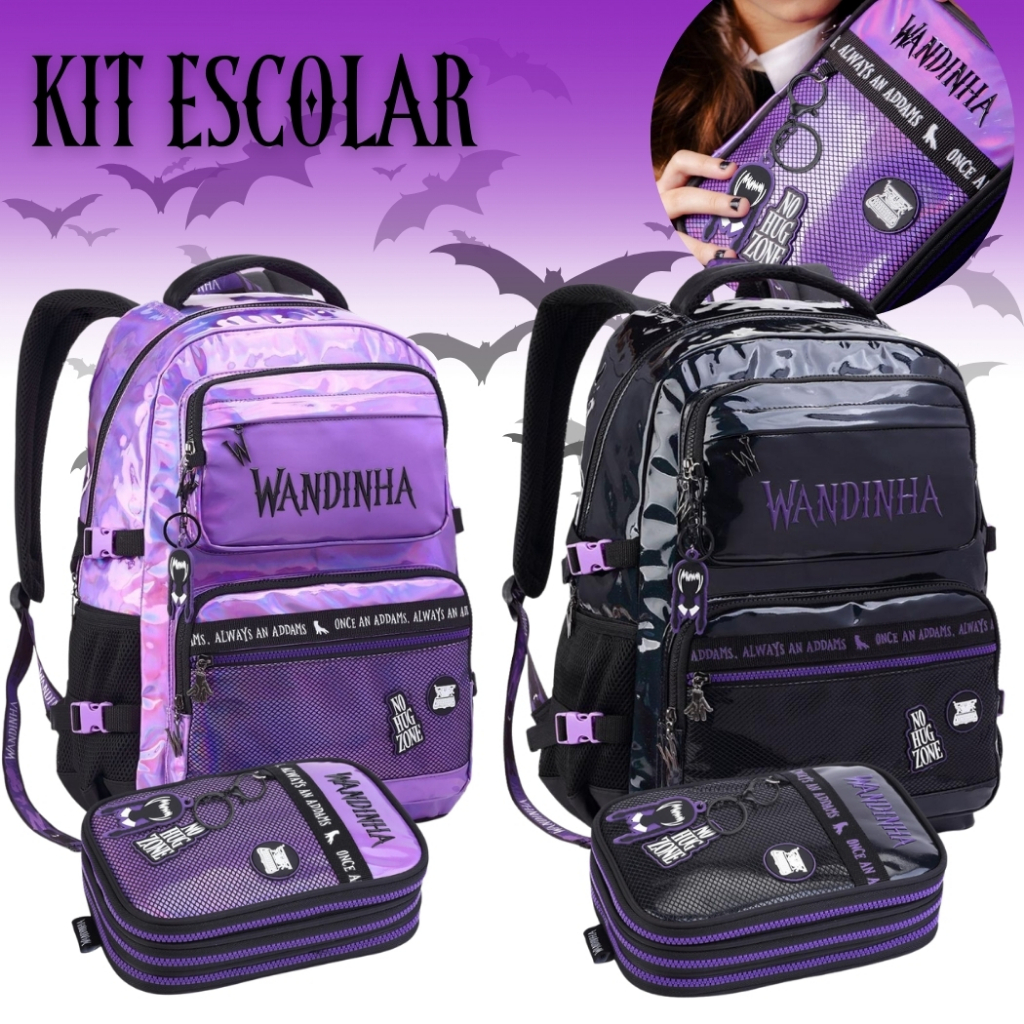 Mochila Wandinha Addams: Onde Comprar | BuscaProdutos
