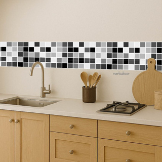 Faixa Decorativa Para Cozinha, Vários Modelos, Adesivo Para Parede de Cozinha, Adesivo de Tijolinho em Oferta na Shopee