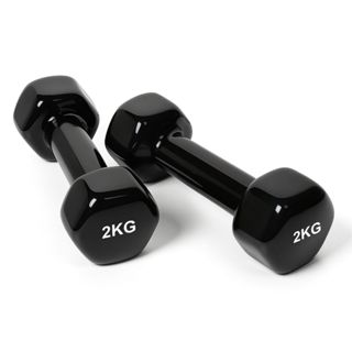 Par de Halter Emborrachado Academia em Casa Peso 2kg em Oferta na Shopee
