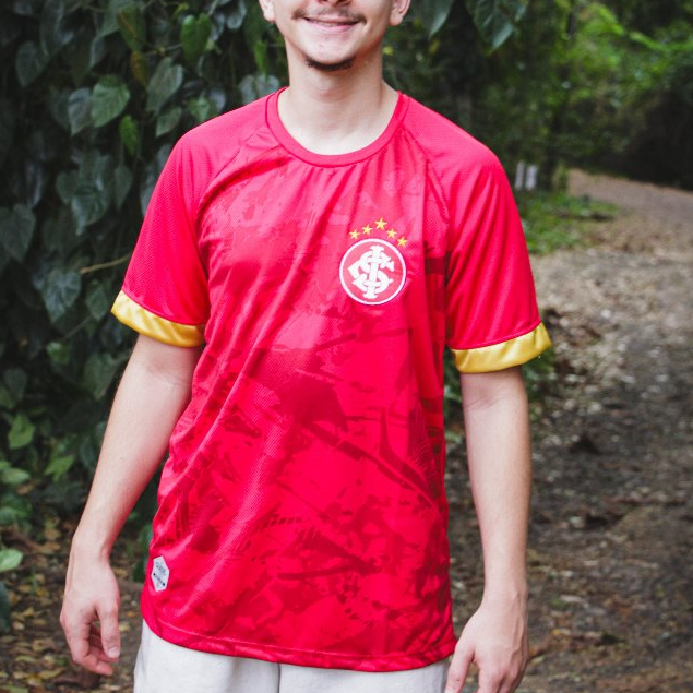 Camisa Internacional Manto Sagrado -Licenciado Futebol- Colorado Inter Clube do Povo Celeiro de Ases