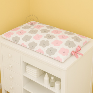 Trocador de Cômoda Bebê com Manta | Confortável, Seguro e Fácil de Limpar em Oferta na Shopee