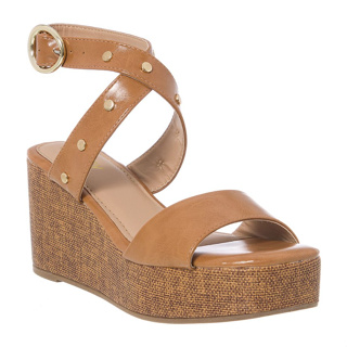 Sandália Feminina Anabela Stessy Plataforma Salto Médio Juta Espadrille Tachas Metal Conforto Estilo em Oferta na Shopee