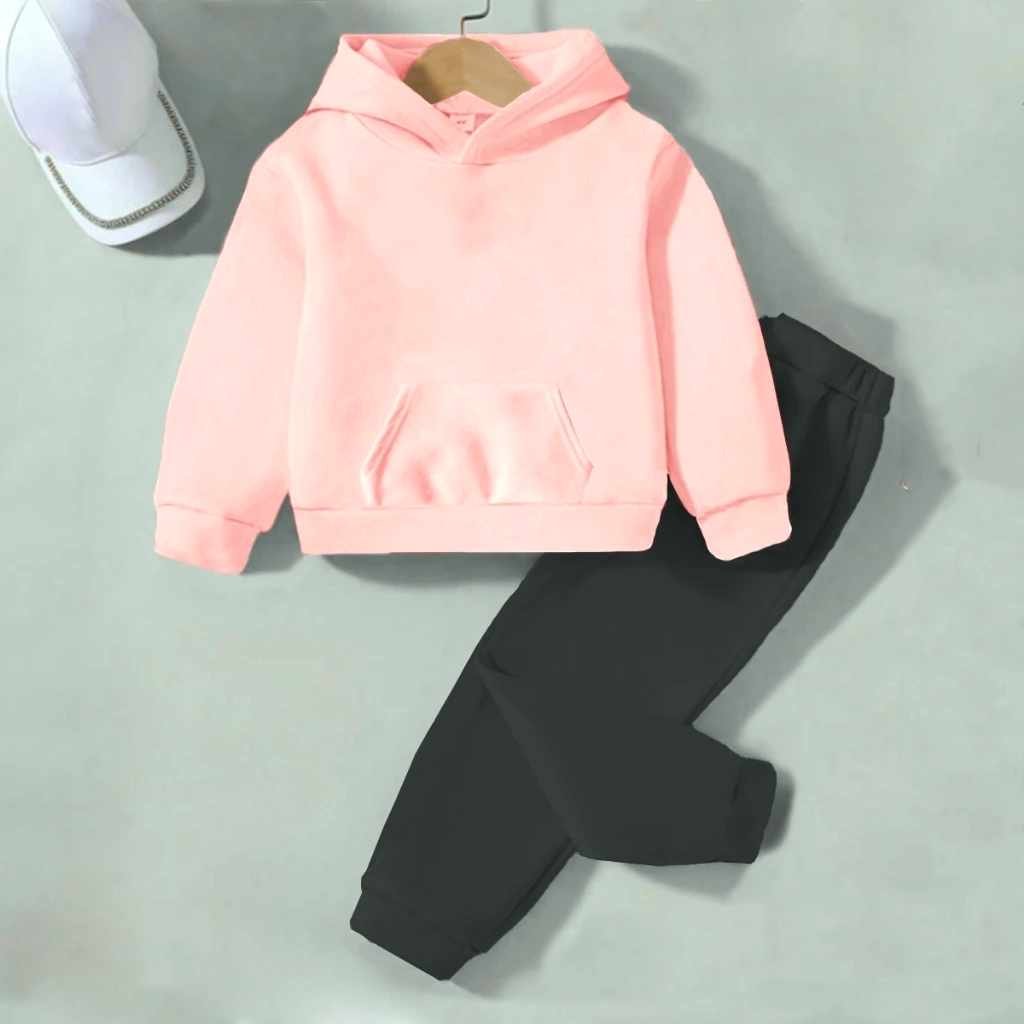 Conjunto Infantil Feminino Blusa Calça Infantil Feminino Moletons de Conjuntos Femininos