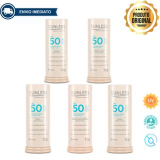 Protetor Solar Facial com Base em Bastão FPS 50 Efeito Matte Sunless Stick Envio Imediato em Oferta na Shopee