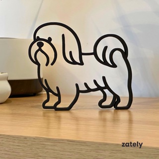 Escultura Cachorro Shih Tzu, decoração, presente - Zately em Oferta na Shopee