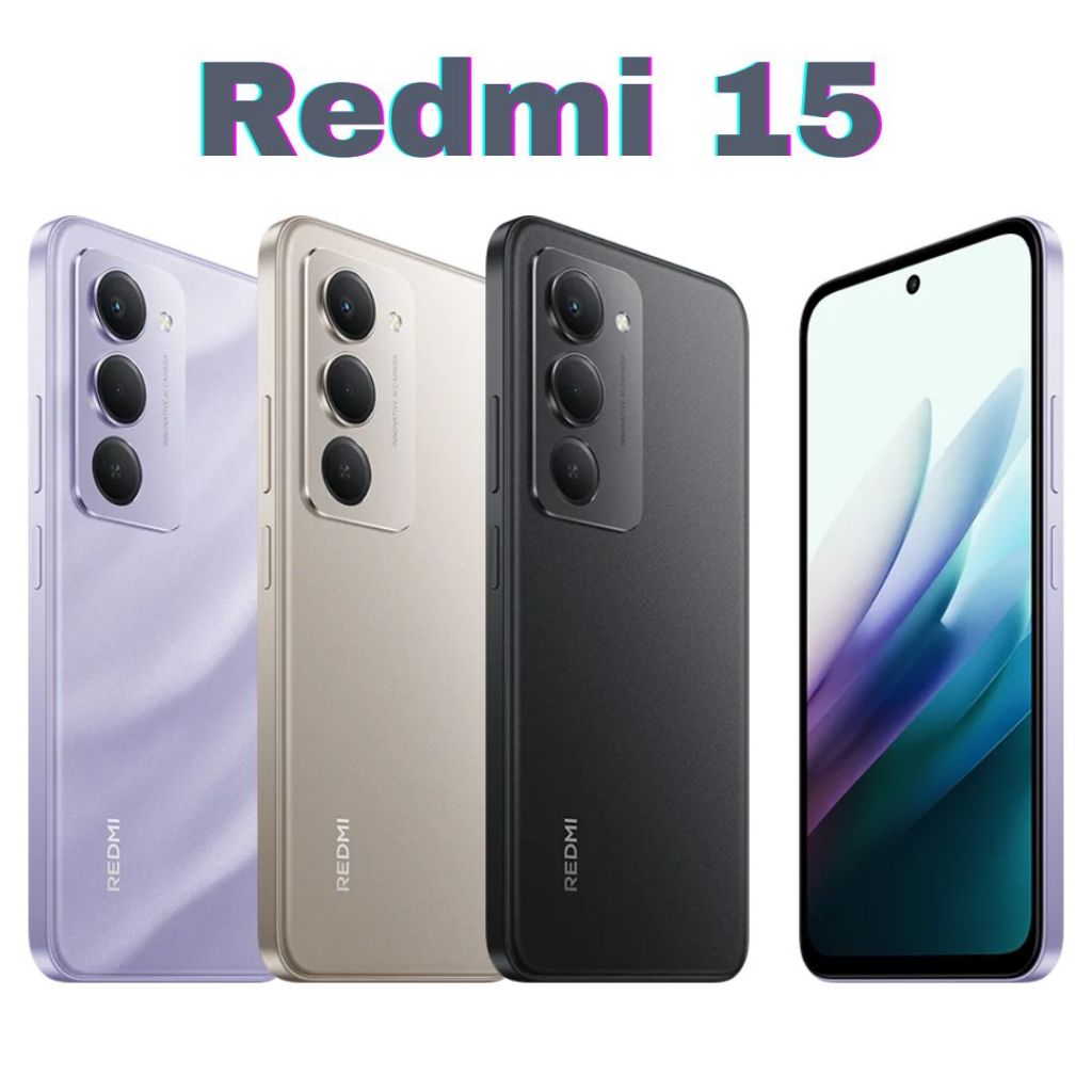 Celular Xiaomi Redmi 15 4G 128/6GB 128/8GB 256/8GB Versão Global Pronta Entrega