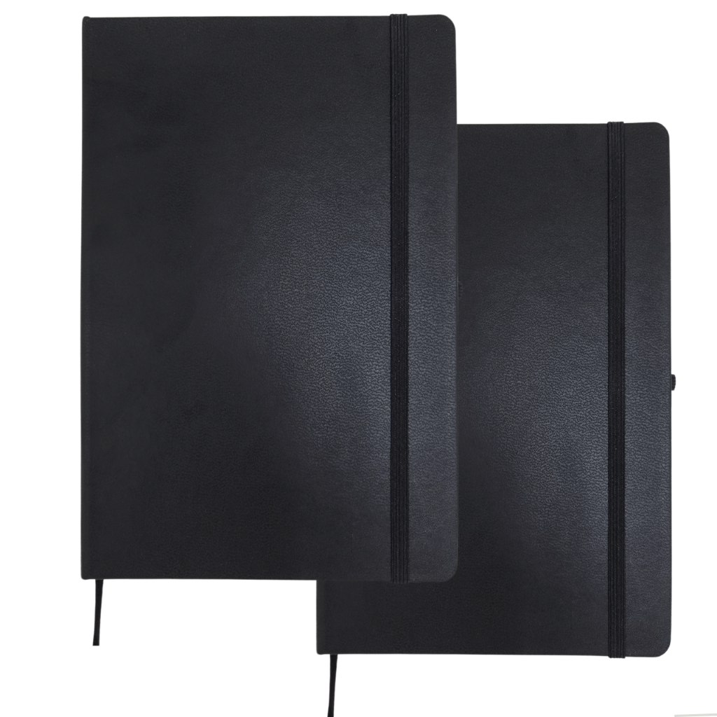 2 Cadernetas Anotação A5 Executiva SKETCHBOOK Tipo Moleskine Couro Sintético Premium em Oferta na Shopee
