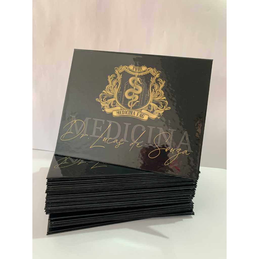 2 Convite Cartonado de Formatura Maior em Oferta na Shopee